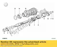 23311451048, BMW, spessore - 22x30x1,48 bmw  750 1000 1100 1984 1985 1986 1987 1988 1989 1990 1991 1992 1993 1994 1995 1996 1997, Nuovo