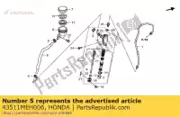 43511MEH006, Honda, xícara, mestre clyn.o honda nsa dn01 a nsa700a 700 , Novo