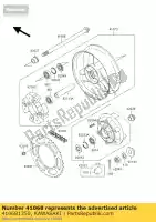 410681350, Kawasaki, eixo, rr kawasaki zzr  e gpz zx6r ninja f zx600 j zz r600 gpz1100 zx 6r 600 abs zzr600 1100 , Novo