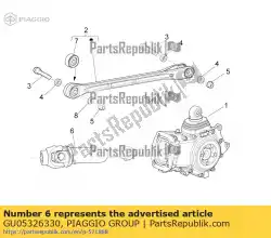 Qui puoi ordinare albero di trasmissione da Piaggio Group , con numero parte GU05326330: