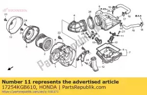 honda 17254KGB610 piastra, impostazione del tubo di collegamento - Il fondo