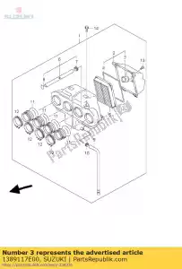 suzuki 1389117E00 tubo di ingresso - Il fondo