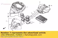 19614MR5000, Honda, plate,air cleaner honda pc pacific coast  pc800 800 , New