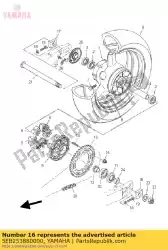 Ici, vous pouvez commander le extracteur, chaîne 1 auprès de Yamaha , avec le numéro de pièce 5EB253880000: