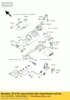 211761095, Kawasaki, sensor,pressure zx1200-a1 kawasaki zx 1200 2000 2001 2002 2003 2004 2005 2006, New