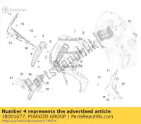 1B001677, Piaggio Group, steering column cover piaggio medley rp8ma0120, rp8ma0121 rp8ma0200, rp8ma0210, rp8ma0220, rp8ma024, rp8ma0211,  rp8ma0220, rp8ma0221 125 150 2016 2017 2018 2019 2020, New