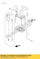 3386048G00, Suzuki, draad, batterij mi suzuki vzr 1800 2006 2007 2008 2009, Nieuw