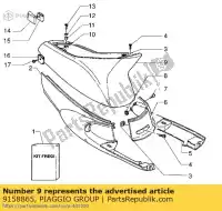 9158865, Piaggio Group, Band gilera piaggio easy zip moving fast rider rst sp 50, New