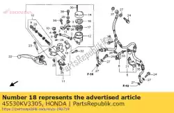 Ici, vous pouvez commander le jeu de cylindres, maître auprès de Honda , avec le numéro de pièce 45530KV3305: