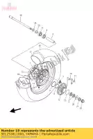 5EL253811000, Yamaha, As, wiel yamaha xvs 1100 1999 2000 2001 2002 2003 2005 2006, Nieuw