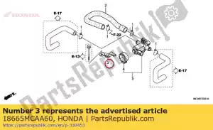 honda 18665MCAA60 rimani, solenoide - Il fondo