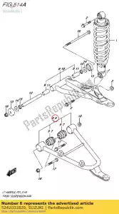 suzuki 5242031820 conjunto de brazos, suspens - Lado inferior