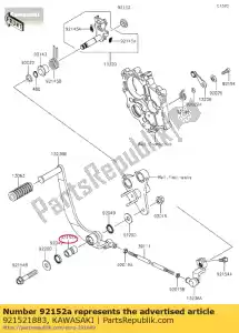 Kawasaki 921521883 collare - Il fondo