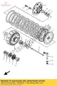 Yamaha 4EW163510100 p?yta, docisk 1 - Dół