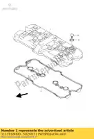 1117018H00, Suzuki, deksel, cilinder suzuki gsf gsx 650 1250 2007 2008 2009, Nieuw