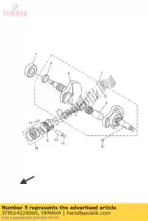 crank 2 (jupiter z) van Yamaha, met onderdeel nummer 5TPE14220000, bestel je hier online: