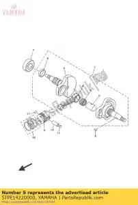 yamaha 5TPE14220000 crank 2 (jupiter z) - Onderkant