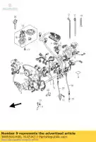 3685501H00, Suzuki, fil, peigne arrière suzuki gsx r 600 750 2006 2007, Nouveau