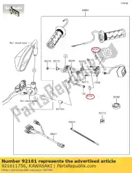 Here you can order the damper klz1000bff from Kawasaki, with part number 921611756: