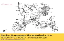 Ici, vous pouvez commander le valve assy., proportioning auprès de Honda , avec le numéro de pièce 46200MCWD12: