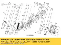 Qui puoi ordinare anello di sicurezza da Piaggio Group , con numero parte AP8163134: