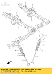 Qui puoi ordinare albero a camme, l'assunzione da Suzuki , con numero parte 1271131E00: