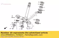 53214MR8003, Honda, vedação de poeira, cabeçote de direção (arai) honda vfr vfrr 400 4003, Novo