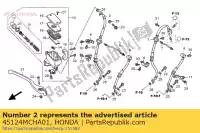 45124MCHA01, Honda, sub hose, r. fr. brake honda vtx 1800 2004 2005, New