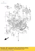 1310442F00, Suzuki, pipe assy, ??aspirazione suzuki gsx  gsx1400 gsx1400z 1400 , Nuovo