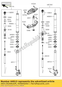 kawasaki 44013026826M tube-fourche intérieur, lh, f.m.g klz10 - La partie au fond