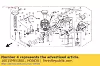 16015MEGB01, Honda, ensemble de chambre, flotteur honda vt vtx vtc vtca vtxs 750 1300, Nouveau