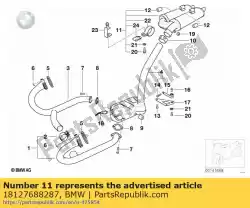 Ici, vous pouvez commander le silencieux arrière - replika 2004 (à partir de 11/2003) auprès de BMW , avec le numéro de pièce 18127688287: