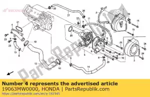 Honda 19063MW0000 gewricht, water - Onderkant