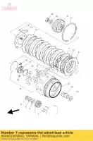 904681609000, Yamaha, anello elastico (3e1) yamaha pw 80 1986 1993 1995 1996 1997 1998 1999 2000 2001 2002 2003 2004 2005 2006 2007 2008 2009 2010 2011, Nuovo