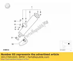 Here you can order the screw - m6x8 (to 06/2000) from BMW, with part number 18127661043: