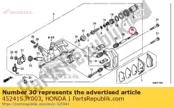 Here you can order the bolt, flange, 8x74 from Honda, with part number 45241S3Y003: