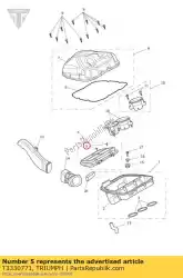 Qui puoi ordinare bullone, a cupola, m5 x 10 da Triumph , con numero parte T3330771: