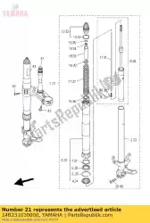 Here you can order the front fork assy (r. H) from Yamaha, with part number 14B231030000: