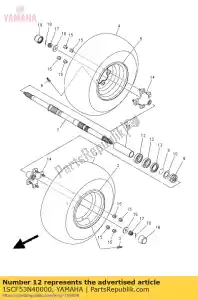 yamaha 1SCF53N40000 bearing - Bottom side