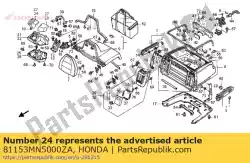 deksel b, l * type 1 * van Honda, met onderdeel nummer 81153MN5000ZA, bestel je hier online: