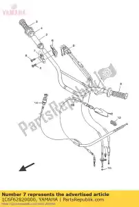 Yamaha 1C6F62820000 tampa, aperto inferior - Lado inferior