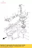 3FA144120100, Yamaha, dop, schonere behuizing 1 yamaha yfm 125 2000 2001 2002 2003 2004 2005 2006 2007 2008 2010 2012 2013, Nieuw