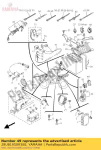 yamaha 29U819509300 relay assy (29u-93) - Bottom side