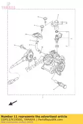 Here you can order the injector from Yamaha, with part number 1SM137610000: