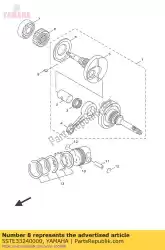 Aquí puede pedir engranaje, accionamiento de bomba de Yamaha , con el número de pieza 5STE33240000: