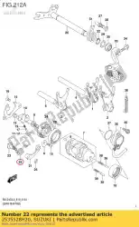 Aqui você pode pedir o primavera, mudança ca em Suzuki , com o número da peça 2535528H20: