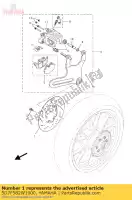 5D7F582W1000, Yamaha, frein à disque rr rh yamaha mt yzf r 125 2015 2016, Nouveau