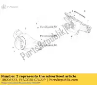 1B006323, Piaggio Group, rear handlebars cover vespa rp8m45510, rp8m45820, rp8m45511 rp8m45610, rp8m45900, rp8m45611, rp8m45901,  rp8md3100, rp8md3101 rp8md3200,  zapm4520, rp8m45710,  zapma3301, rp8m4581, rp8m45711, rp8m45715, rp8m45712, rp8m45717, rp8m45716, rpbm45842, rp8m45713, rp8m45721, rp8m4572, New