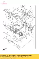 Aqui você pode pedir o mangueira, sensor de vácuo 4 em Yamaha , com o número da peça 5VX135330000: