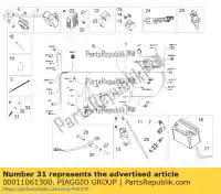 00011061300, Piaggio Group, parafuso aprilia derbi gilera gp rcr rcr 50 rx rx 50 rx sx senda senda drd sm senda r senda r drd x treme senda sm drd x treme senda x-treme 50 sm low seat smt smt racing sx variant variant revolution e variant start courier e zapabb01 zapkka00 zapkkb07 zd4kka01 z, Novo